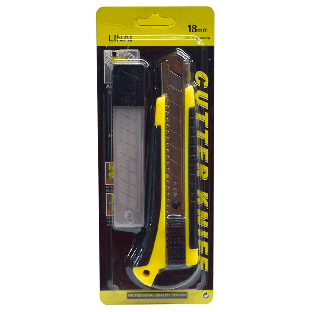 KNIFE CUTTER WITH SPARE BLADES BLISTER UDUKE