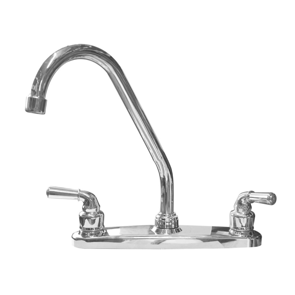 MEZCLADOR PARA LAVAPLATOS 8" ABS CROMADO ALETA