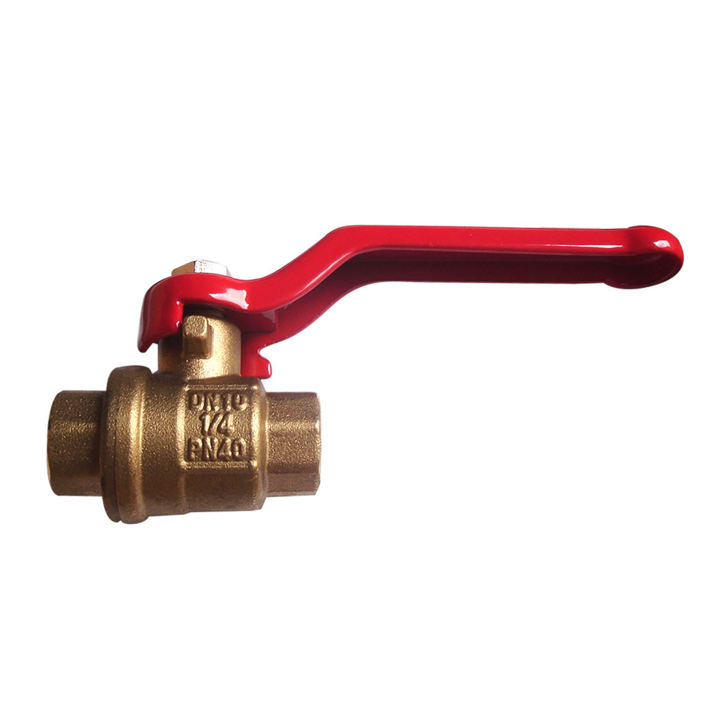 BRASS BALL VALVE PN40 1/4 GOLDEN