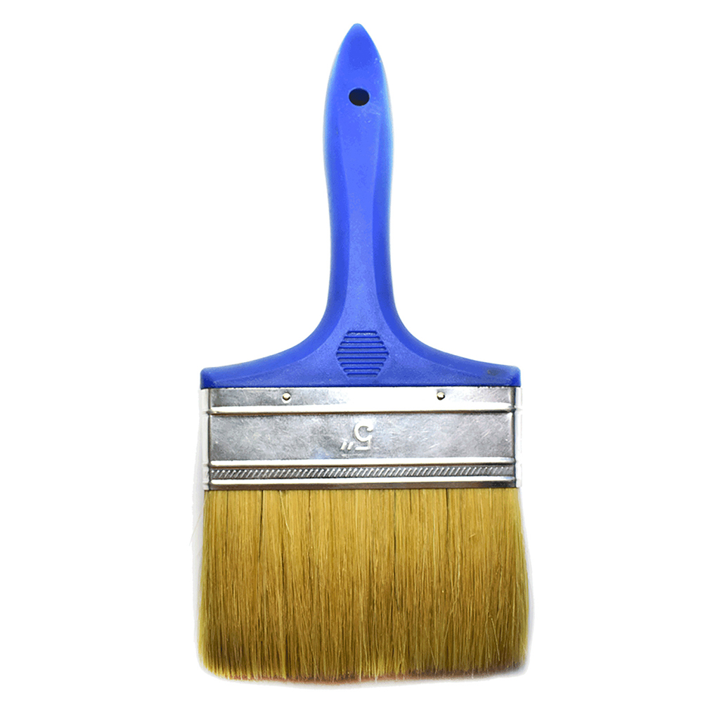 UDUKE 5" PAINT BRUSH BLUE HANDLE NATURAL BRISTLE