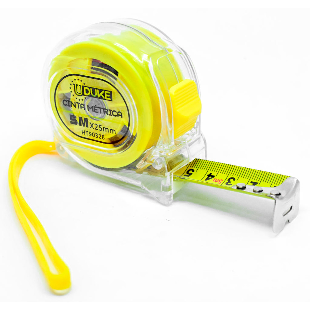 CLEAR DOUBLE SIDED MEASURING TAPE 5 MTS UDUKE