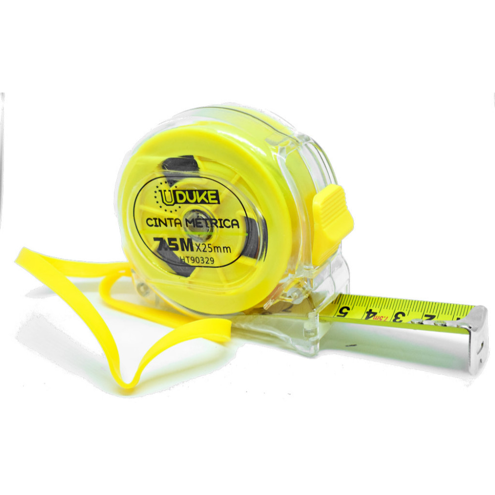 CLEAR DOUBLE SIDED MEASURING TAPE 7.5 MTS UDUKE