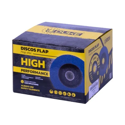 DISCO FLAP 4 1/2 GRANO 100 UDUKE 115 MM X 22 MM 