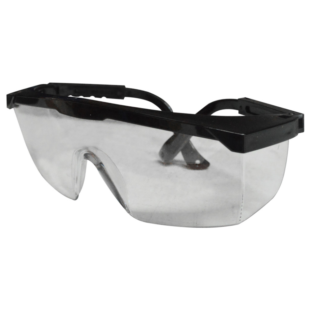 PROTECTION GLASSES CLEAR BLACK FRAME WITH UV PROTECTION UDUKE