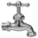 CHROME FAUCET WITH CROSS HANDLE UDUKE