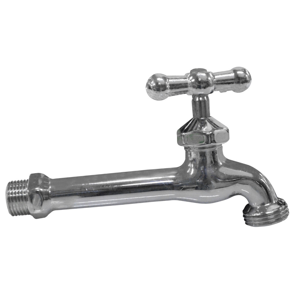 CHROME FAUCET WITH EXTENSION 1/2"