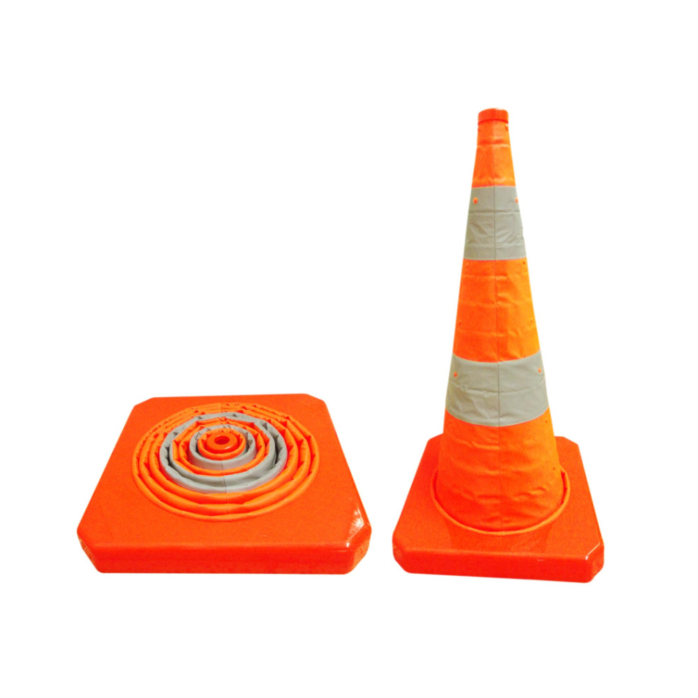CONO DE TRAFICO VIAL AJUSTABLE   45 CM