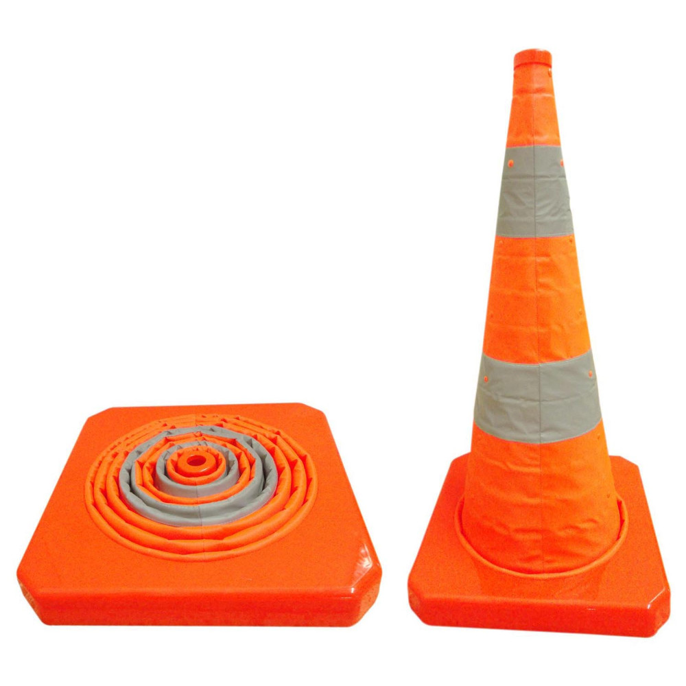 CONO DE TRAFICO VIAL AJUSTABLE     75 CM