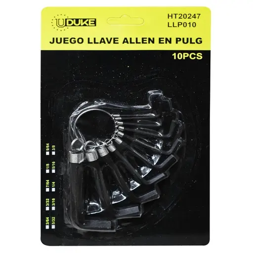 ALEM BLISTER UDUKE JUEGO X 10 PCS PULG