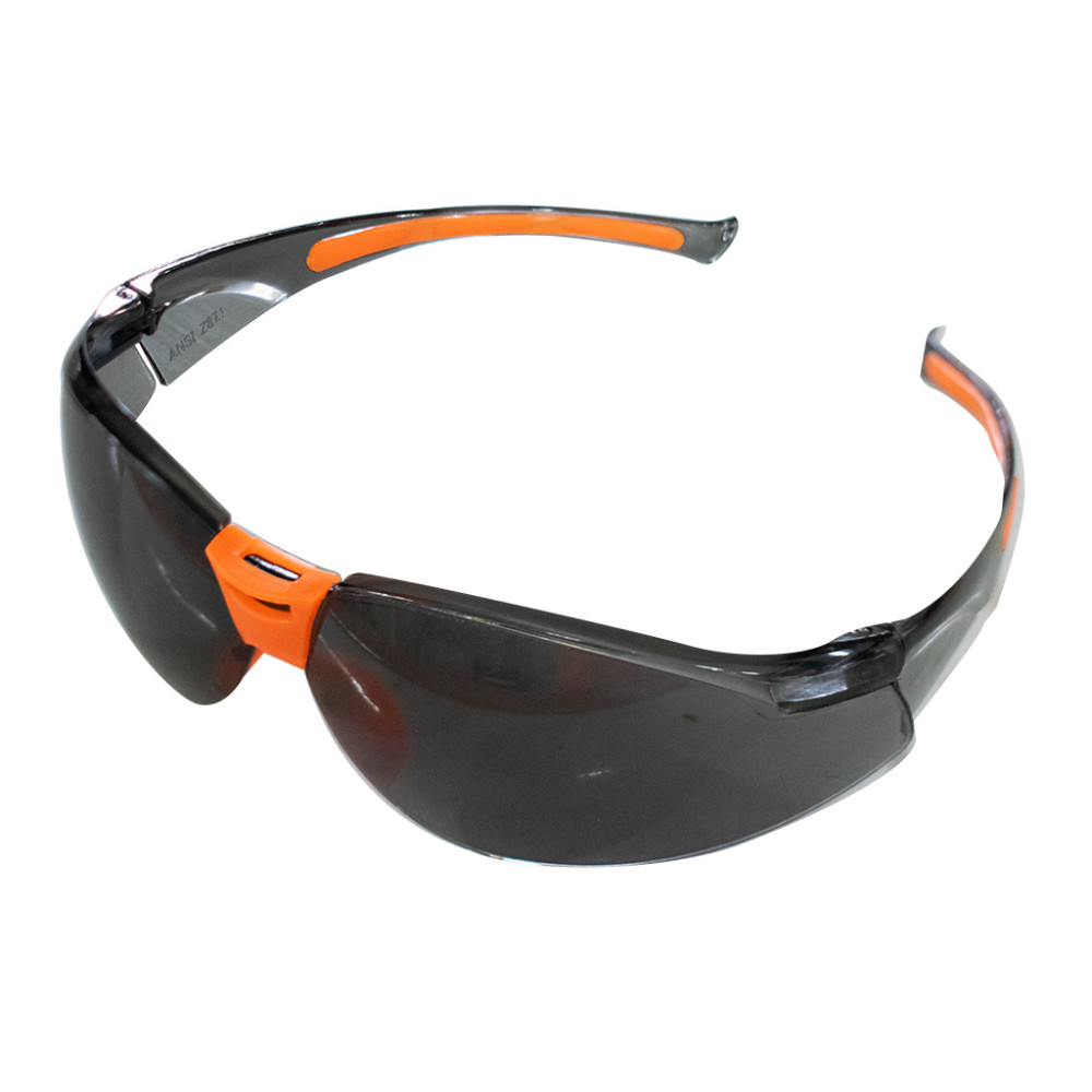 PRPOTECTION GLASSES SPORT TYPE BLACK LENS BLACK AND ORANGE FRAME UV PROTECTION UDUKE