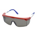 GAFA DE SEGURIDAD LENTE NEGRO MARCO DE COLOR PROTECCION UV UDUKE 