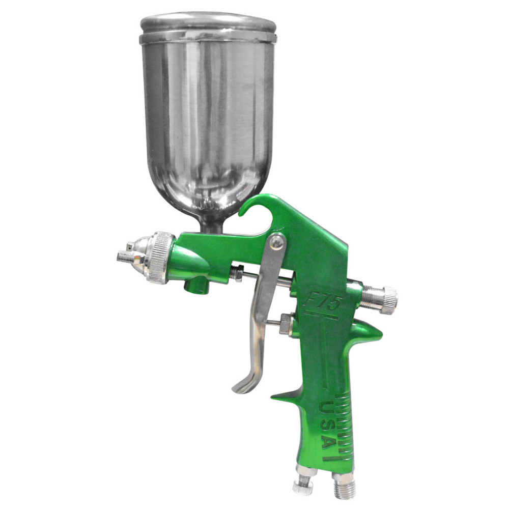 UDUKE PROFESSIONAL AIRBRUSH F-75 SPRAY GUN 400 CC CUP GREEN