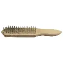 STILL WIRE BRUSH WOODEN HANDLE 6 LINES UDUKE