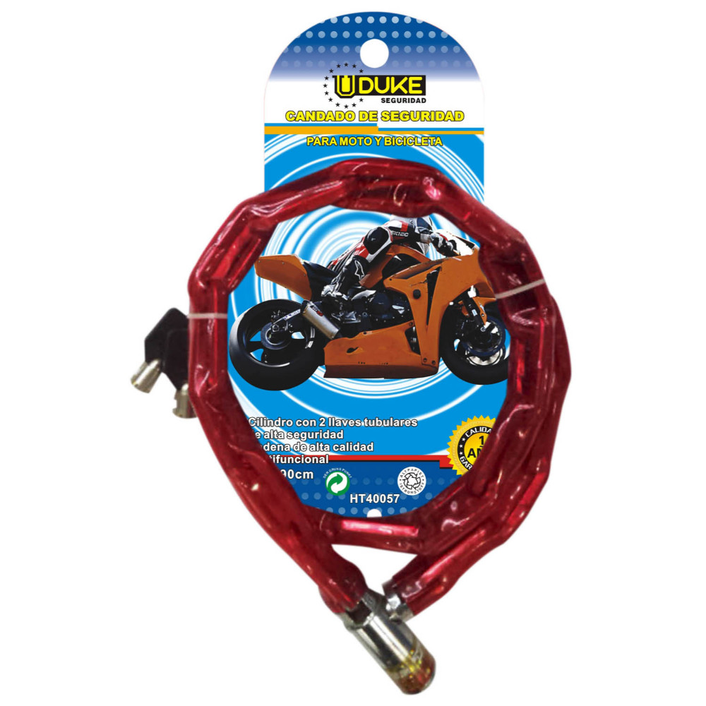 CANDADO BICICLETA CADENA
5x90CM