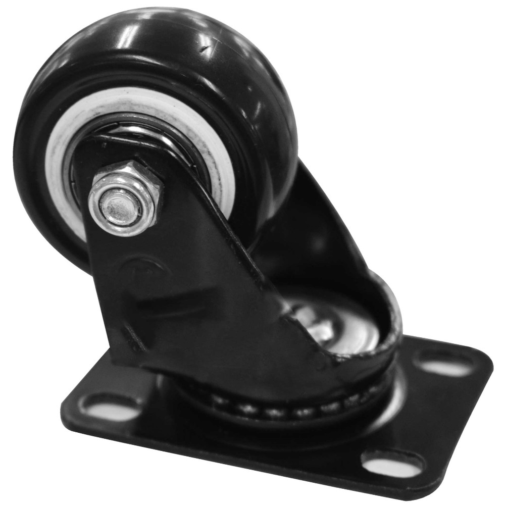 RODACHINES 1 1/2 PLANO NEGRO PESA GIRATORIO 40MM