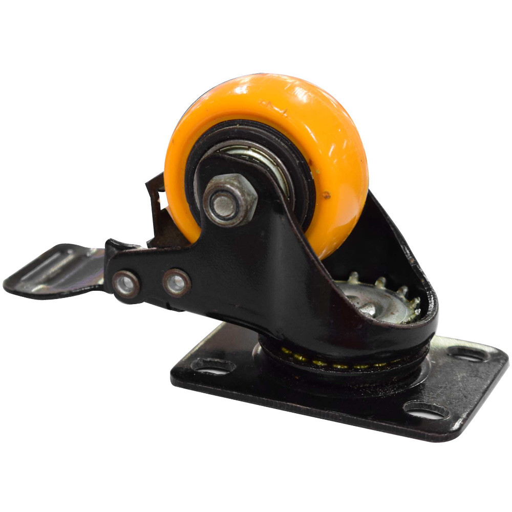 HEAVY DUTY CASTER WHEEL WITH BRAKE 1 1/2" 40 MM 40 KG