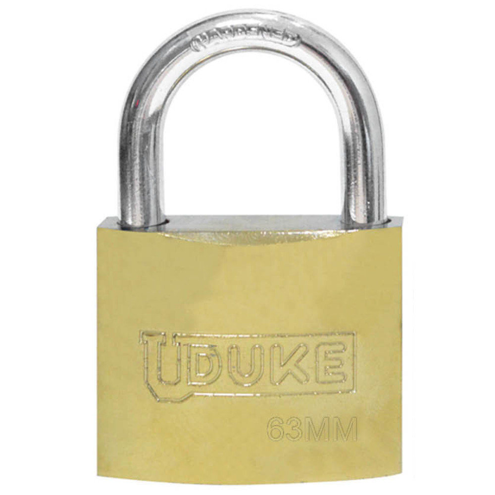 CANDADO DORADO 63MM PULIDO CON 3 LLAVES