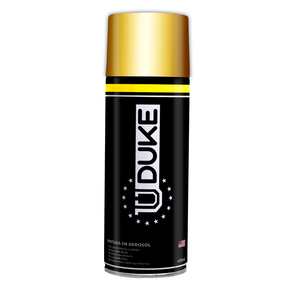 SPRAY PAINT GOLD 400 ML UDUKE 319