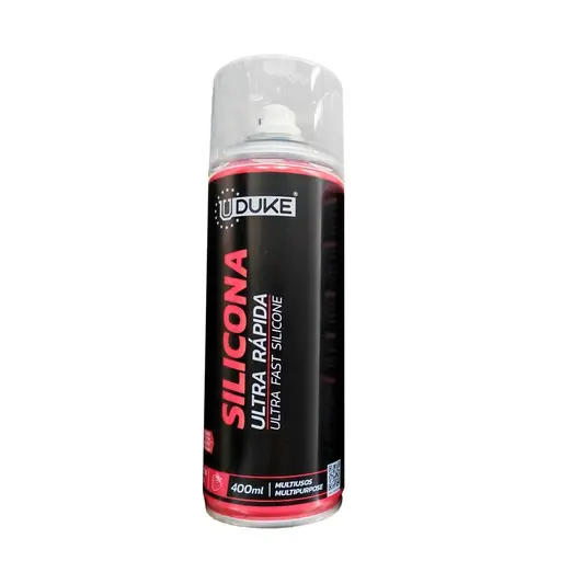 SILICONA EN AEROSOL UDUKE CON OLOR FRESA 400 ML