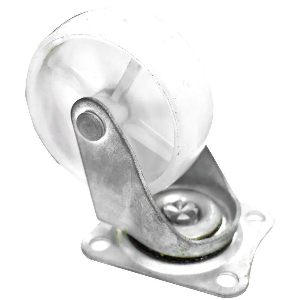 WHITE CASTER WHEEL 75 MM 