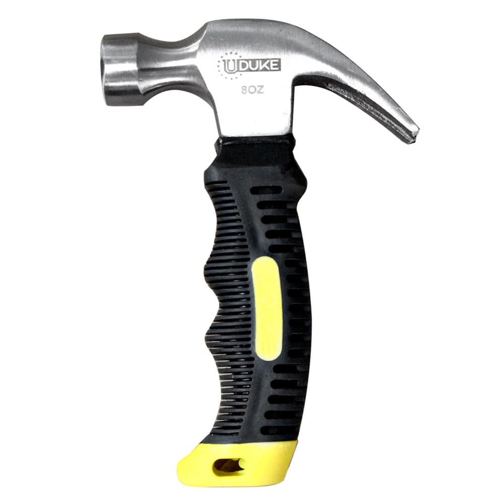 RUBBER HANDLE HAMMER 8 OZ UDUKE