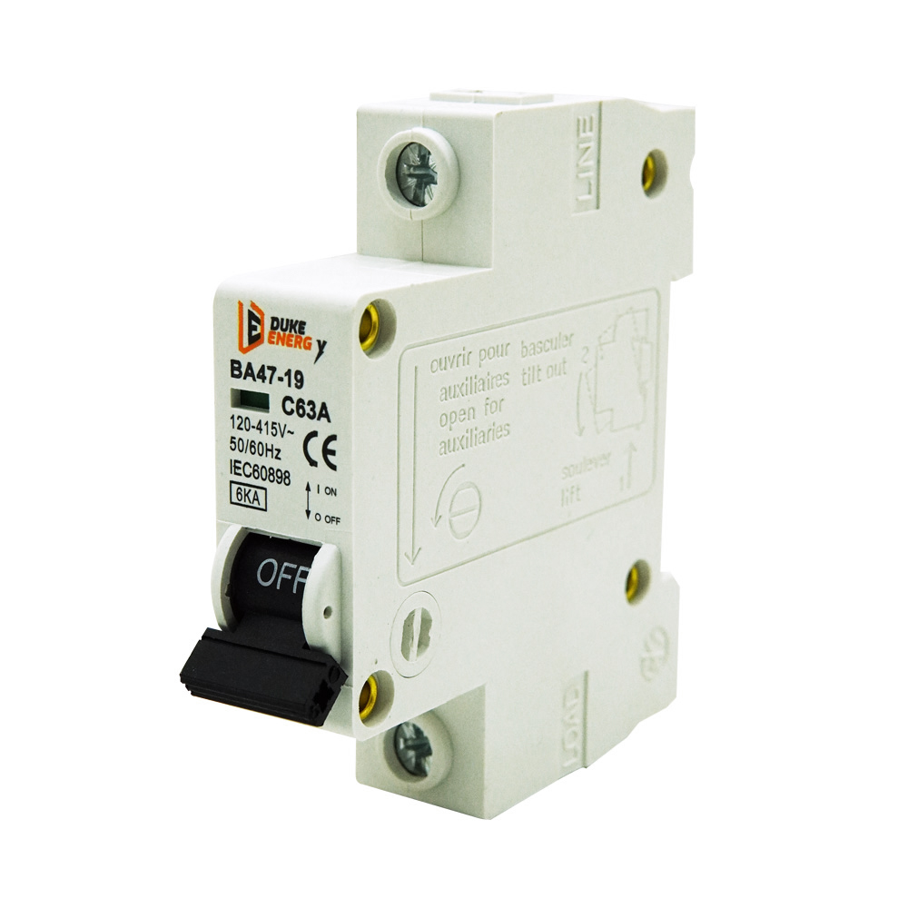 INTERRUPTORES TERMOMAGNETICOS 1 POLO 63A