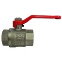 BRASS BALL VALVE PN40 1" CHROME
