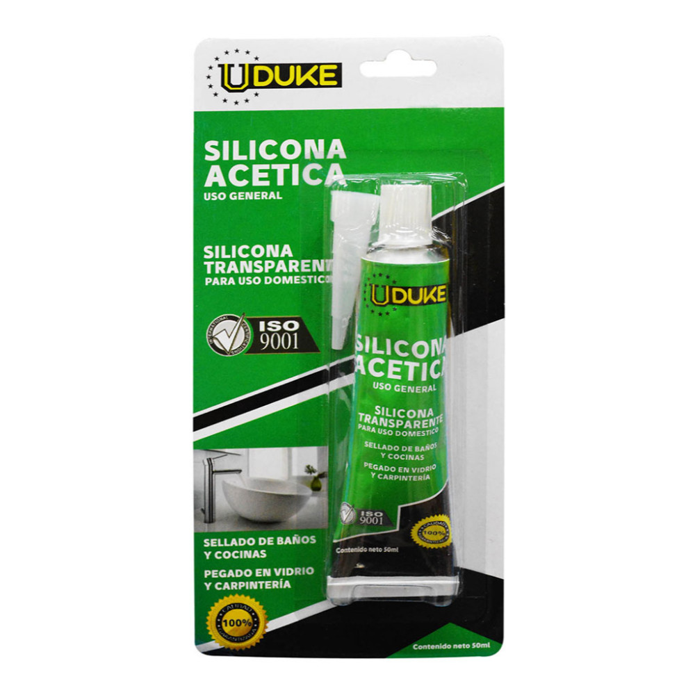 SILICONA UDUKE 50 ML TRANSPARENTE USO DOMESTICO GENERAL