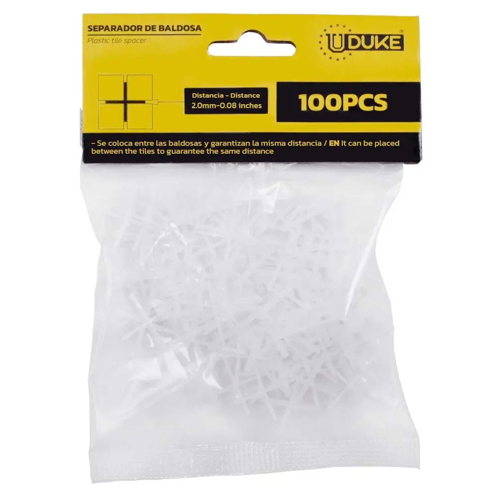 SEPARADOR DE BALDOSA UDUKE 2MM BOLSA X 100 PCS