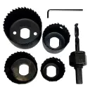 HOLE SAW KIT X 6 PCS BLISTER UDUKE