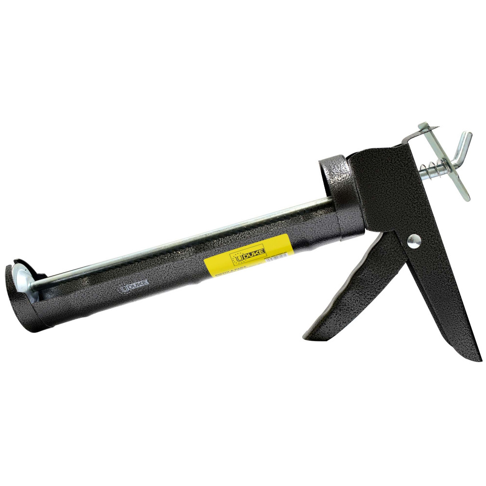 PISTOLA PARA TUBO DE SILICONA CALAFATEO 9" PROFESIONAL GRIS UDUKE