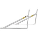SHELF BRACKET WITH MIDDLE REINFORCEMENT WHITE UDUKE PRICE PER PAIR 12 X 8