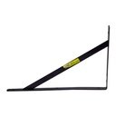 SHELF BRACKET WITH MIDDLE REINFORCEMENT BLACK UDUKE PRICE PER PAIR 12 X 8