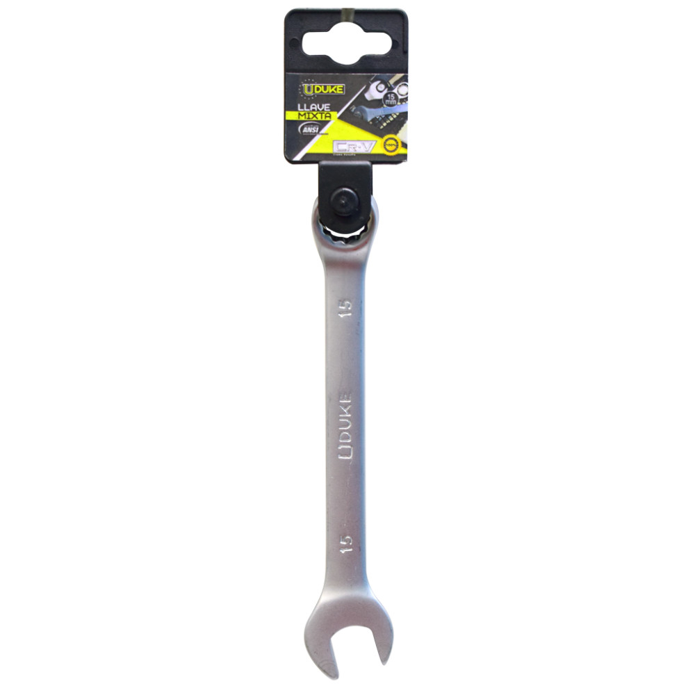 COMBINATION SPANNER # 15 MM CR/V UDUKE