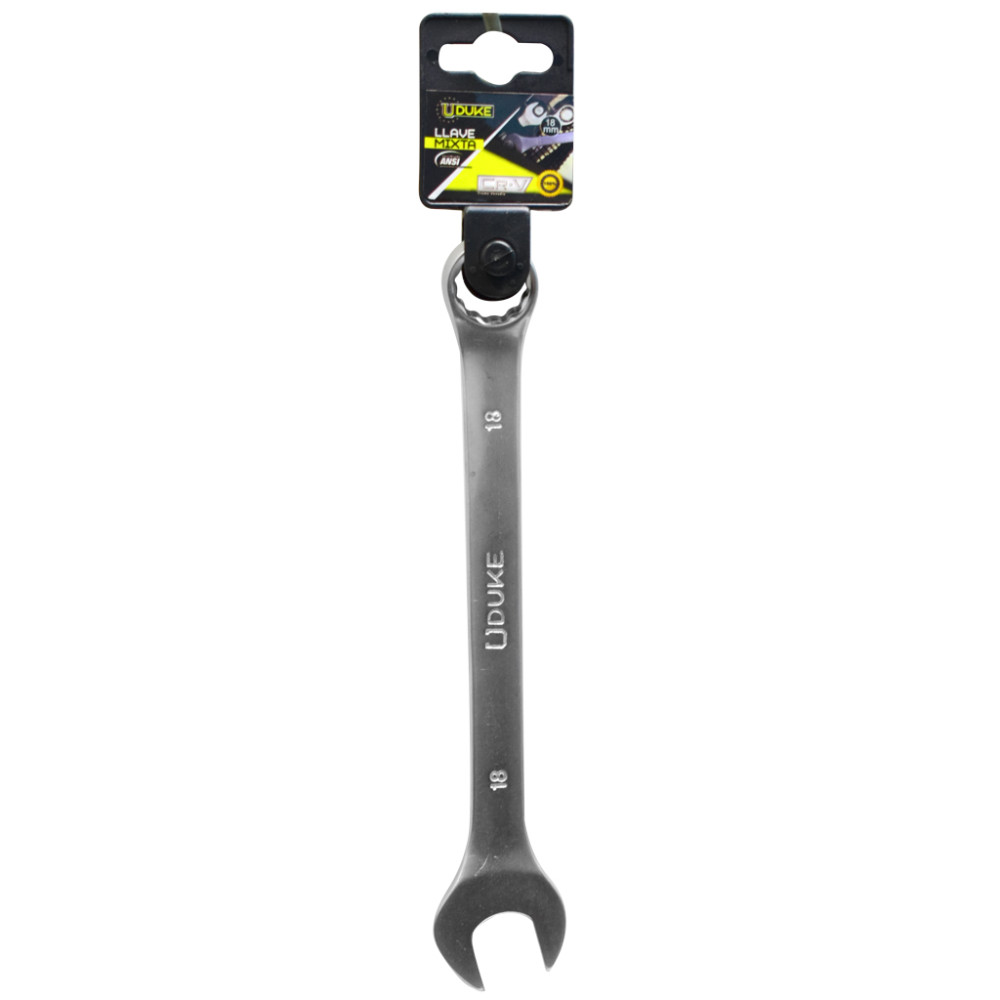 LLAVE MIXTA # 18 MM CR/V UDUKE (HTY0013)