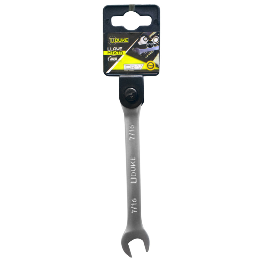 LLAVE MIXTA # 7/16" CR/V UDUKE 