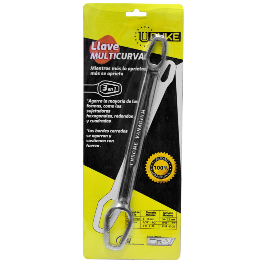 UDUKE 3-IN-1 MULTI-PURPOSE COMBINATION SPANNER MM – INCH – TORX CR/V