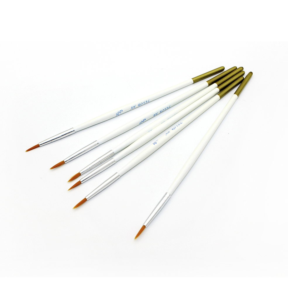 AH ROYAL FLAT BRUSH SET 3 PCS SIZE 20/0