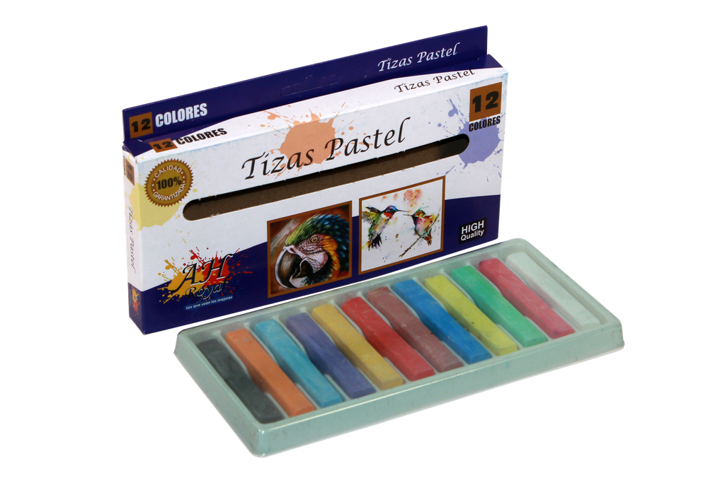 TIZA PASTEL X 12 COLORES