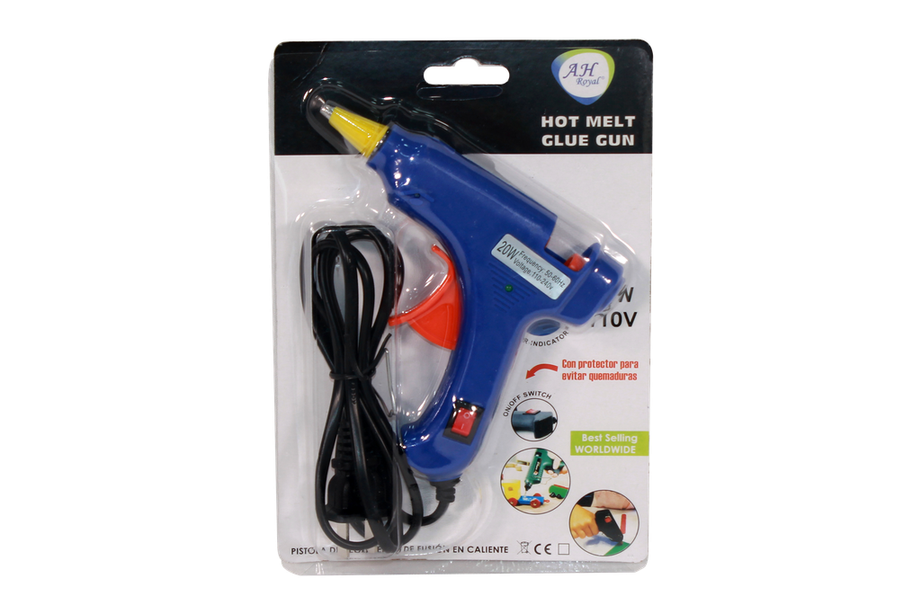 PISTOLA DE SILICONA  PEQUEÑA C/SWITCH 20W
