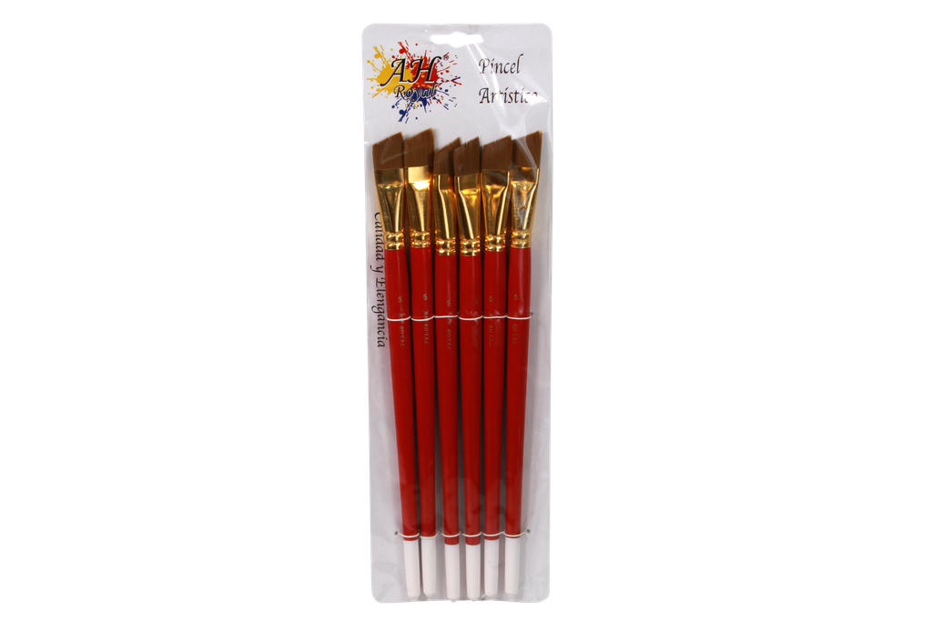 ANGULAR PAINT BRUSH NO. 5 X 6 PCS 