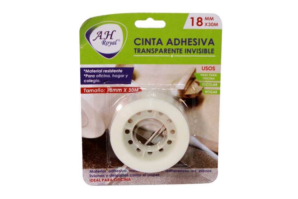 CINTA ADHESIVA INVISIBLE 18MM X 30M