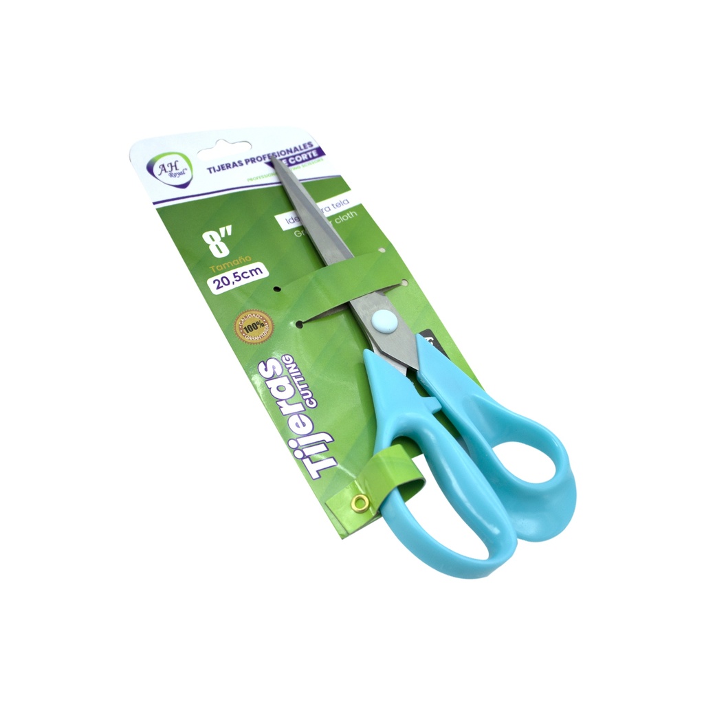 HARD HANDLE FABRIC SCISSORS 8"
