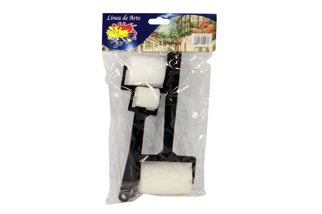 FOAM PAINT ROLLER SET X 3 PCS