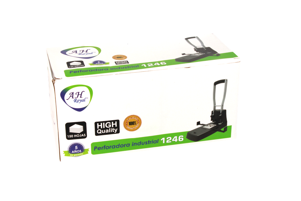 PERFORADORA INDUSTRIAL 8CM - 150 HOJAS