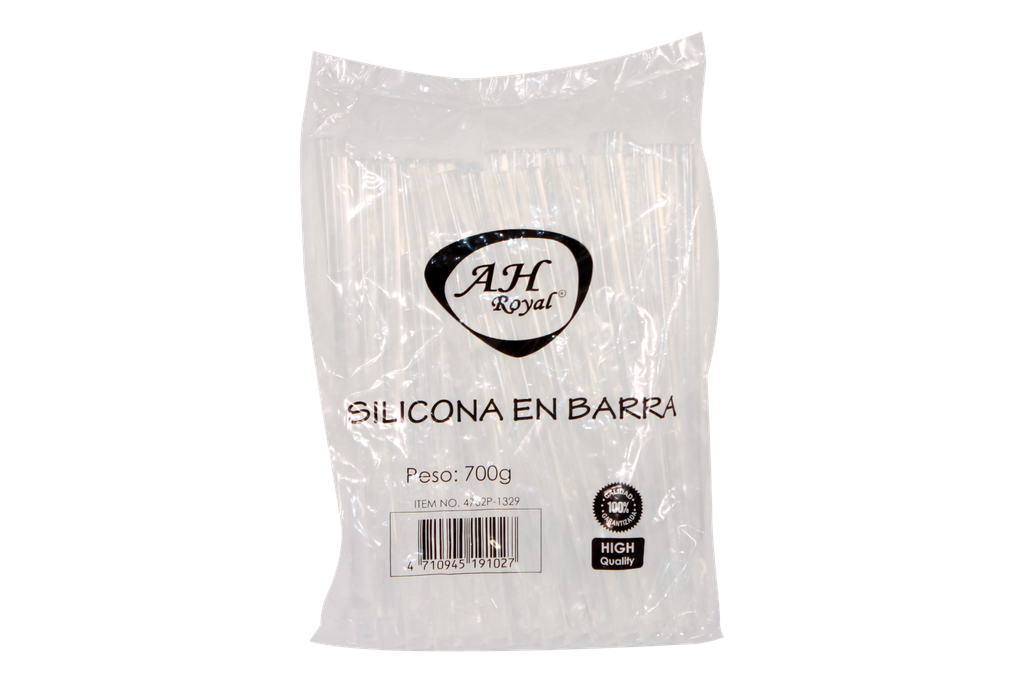 SILICONA EN BARRA GRUESA X 700GRS X 25CM X 29 PZAS