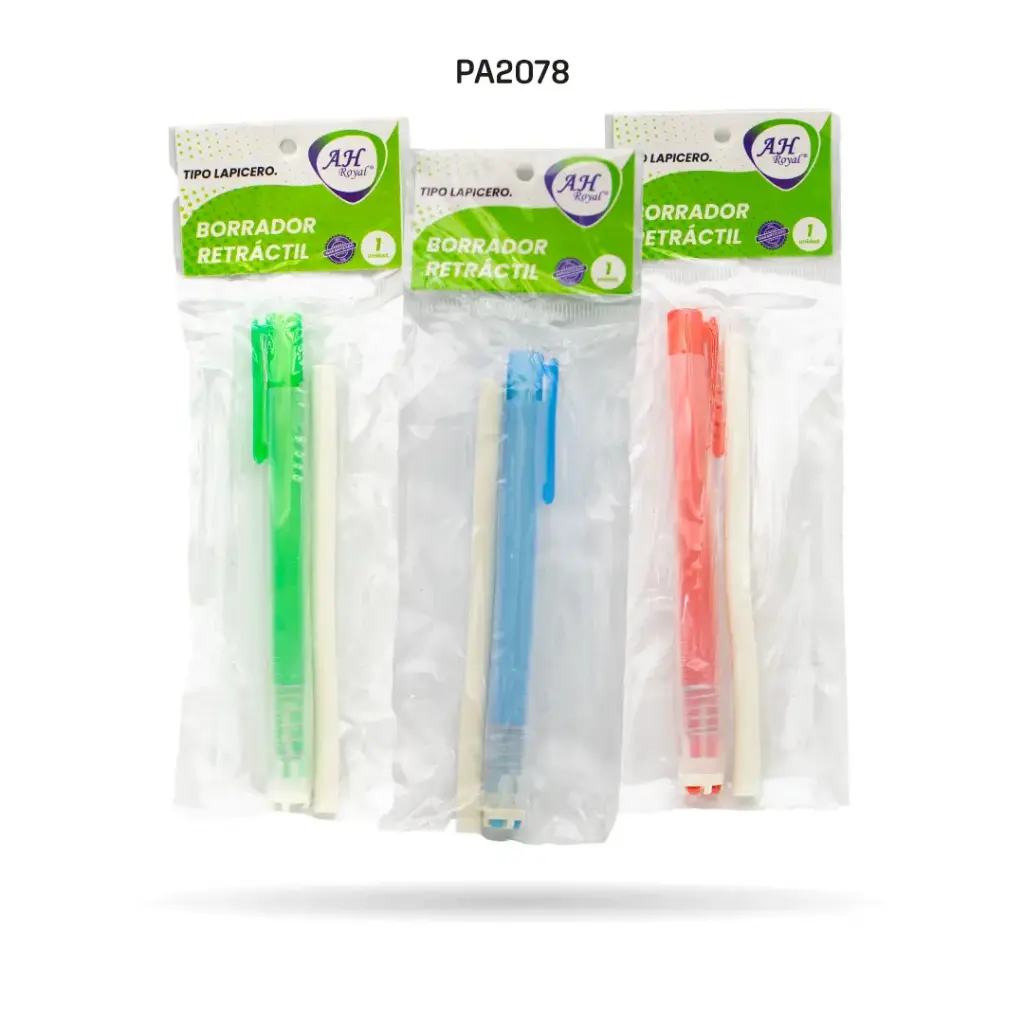 RETRACTABLE ERASER WITH REFILL