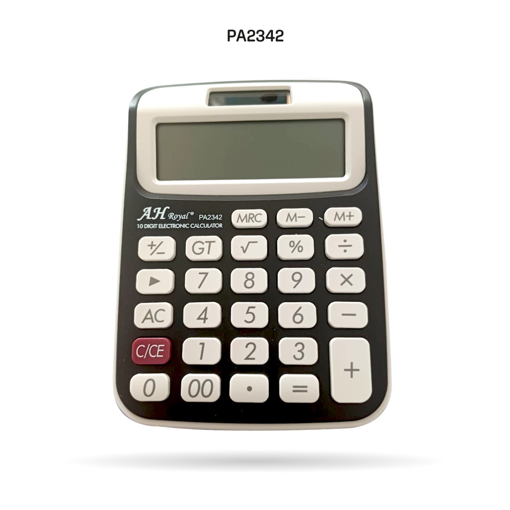 BLACK BASIC CALCULATOR AHROYAL DC 106B 12 DIGITS