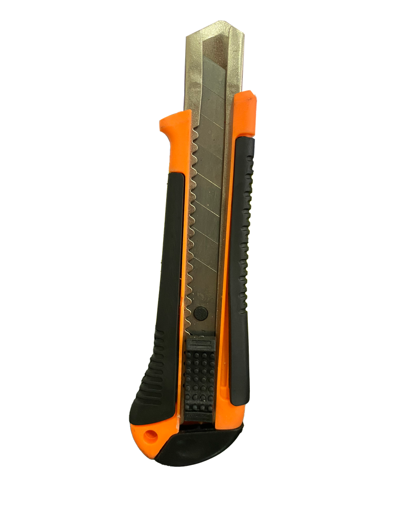 UTILITY KNIFE WITH RUBBER HANDEL AHROYAL