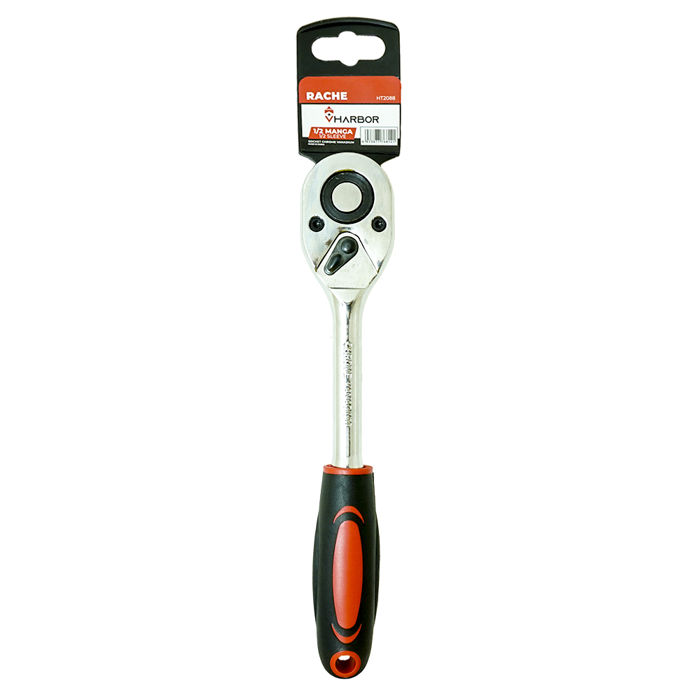 RACHET WRENCH RUBBER HANDLE 1/2" VHARBOR